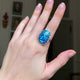 Exceptional | Edwardian, black opal and diamond ring