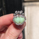 Antique | Victorian, Chrysoprase and Diamond Ring