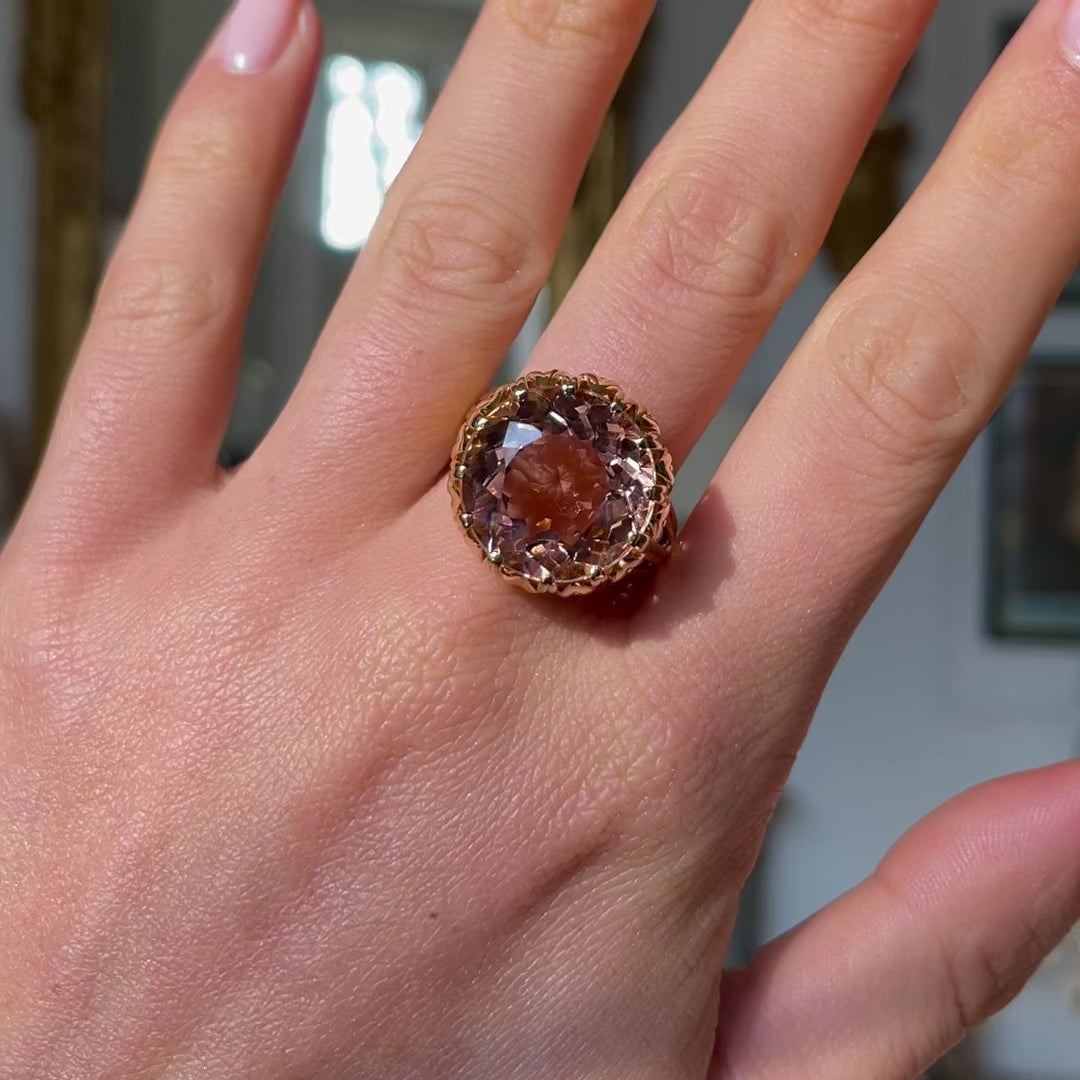 Tiffany & co | an incredible morganite ring