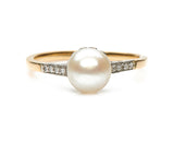 Antique-Edwardian-18ct-Gold-Platinum-Natural-Pearl-Diamond-Ring