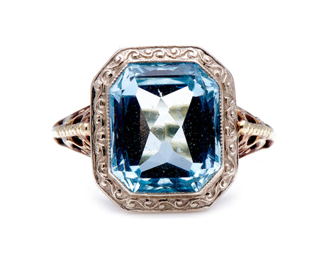 Aquamarine-Vintage-Rings