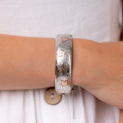 Bangle-Silver-Sterling-Silver-Vintage-Antique