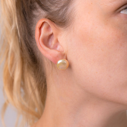 Pearl Stud Earrings, 18ct White Gold