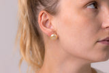 Pearl Stud Earrings, 18ct White Gold