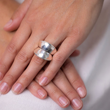 Georg Jensen | Impressive Sculptural Ring, Sterling Silver
