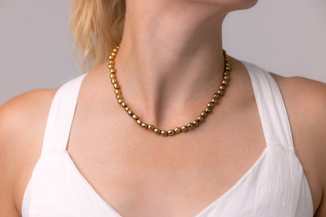 Gold-Beaded-Nugget-Choker-Necklace 