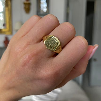 Antique Signet Ring, 18ct Yellow Gold