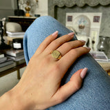 Signet ring, 18ct yellow gold