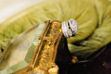 Antique Art Deco, 1930s, German, White Gold, Diamond Ring