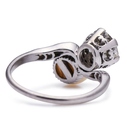 Antique Engagement Rings | Antique Ring Boutique | Vintage Engagement Rings | Antique Engagement Rings | Antique Jewellery company | Vintage Jewellery Edwardian, Platinum, Diamond and Pearl Ring