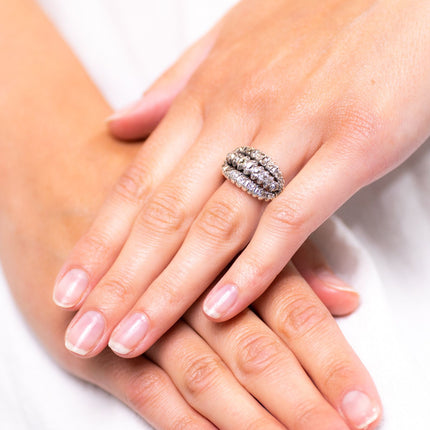Antique Engagement Rings | Antique Ring Boutique | Vintage Engagement Rings | Antique Engagement Rings | Antique Jewellery company | Vintage Jewellery 19th Century, Georgian, 15ct Gold, Silver, Diamond Ring