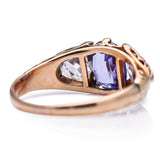 Antique Engagement Rings | Antique Ring Boutique | Vintage Engagement Rings | Antique Engagement Rings | Antique Jewellery company | Vintage Jewellery  Victorian, 18ct Gold, Purple Sapphire and Diamond Ring