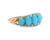 Victorian, 18ct Gold, Natural Turquoise and Diamond Half Hoop Ring Antique Ring Boutique | Untreated Gemstone Rings | Antique Rings | Antique Jewellery Company | | Art Deco | Vintage Jewelry | Antique Engagement Rings | Art Deco Rings | Antique Rings | Antique Jewellery Company | Antique Jewelry | Vintage Jewellery