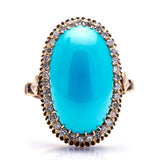 Turquoise-Gold-Edwardian-Ring-Cabochon-Diamond-Antique-Vintage