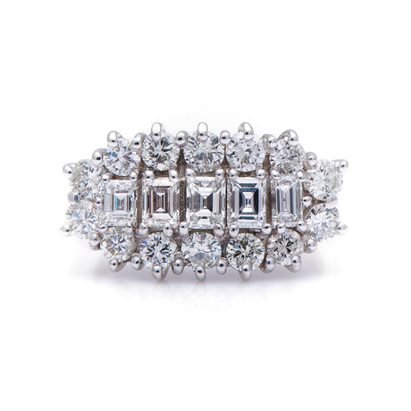 Engagement-Vintage-Diamond-Cluster-Ring