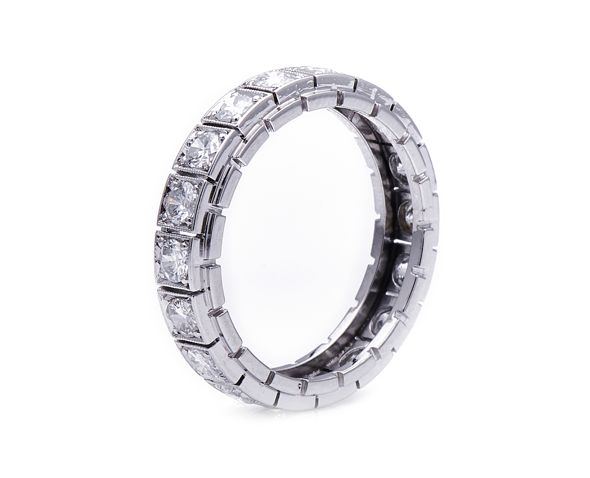 Antique, Art Deco, platinum, diamond eternity ring