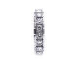 Antique, Art Deco, Platinum, Diamond Eternity Ring