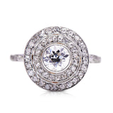 Platinum-Diamond-Target-Ring-Art-Deco-Antique-Vintage-Jewellery-Boutique-Cluster