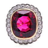 Original-Antique-Ring-Rubellite-Tourmaline-Diamond-Ring-Vintage-Jewellery