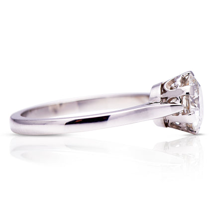 Art Deco | 1920s, Platinum, Diamond Engagement Ring