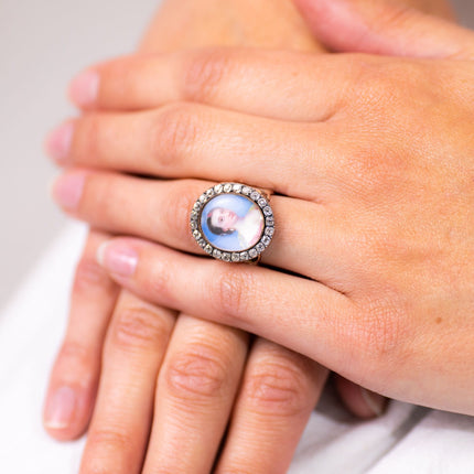 Antique Engagement Rings | Antique Ring Boutique | Vintage Engagement Rings | Antique Engagement Rings | Antique J18th Century, Georgian, Portrait Diamond Ringewellery company | Vintage Jewellery