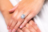 Antique Engagement Rings | Antique Ring Boutique | Vintage Engagement Rings | Antique Engagement Rings | Antique Jewellery company | Vintage Jewellery  Belle Époque, French, Aquamarine and Diamond Ring