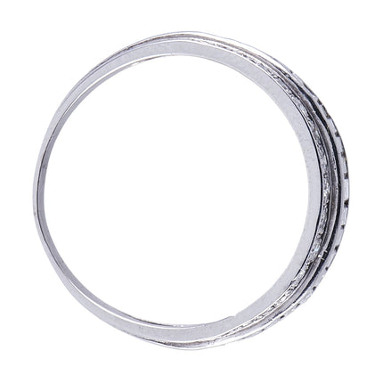 Art Deco, Platinum, Diamond Half Eternity Ring