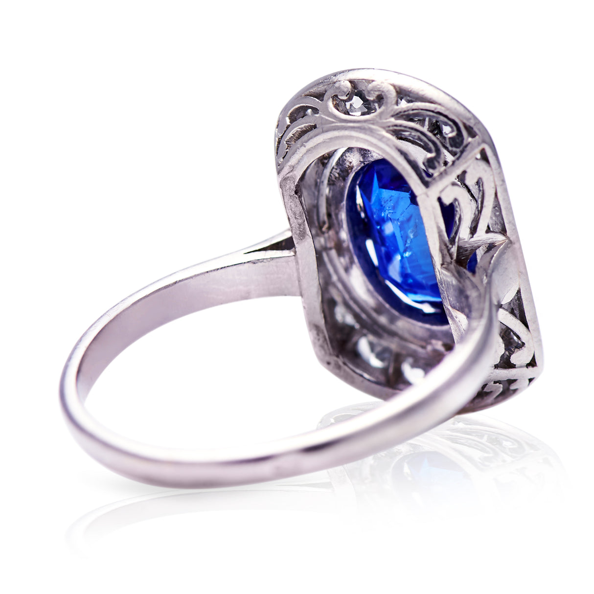 Belle Époque, French, Platinum, Sapphire and Diamond Ring