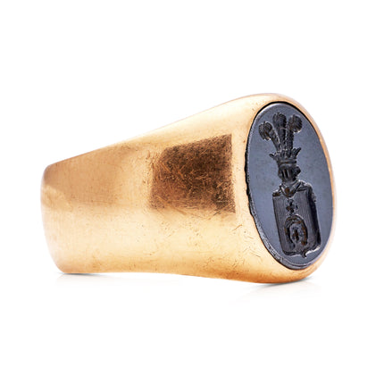 Polish and Russian Clan, Lubich Coat of Arms, A Very Rare Signet Ring
