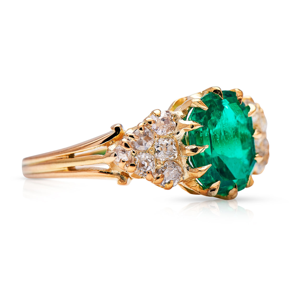 Antique_Emerald_Engagement_Rings | Antique_Emerald_Engagement_Rings | Vintage_Rings | Vintage_Engagement_Rings