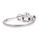 Antique_Engagement_Rings | Rings_Vintage_Three_Stone |Art Deco, Platinum, Diamond Three Stone Ring