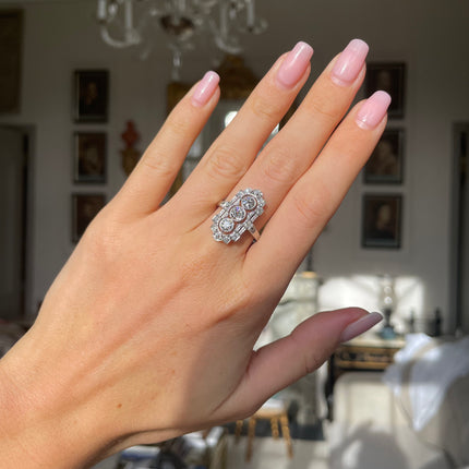 Engagement | Art Deco, 1920s, Old-Cut Diamond Plaque Ring