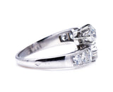 Art Deco, French, Platinum, Diamond Ring