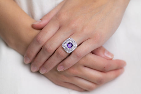 Amethyst Antique Engagement Rings  Amethyst Engagement Rings  Diamond Engagement Rings  Antique Rings  Antique Ring Boutique  Vintage Engagement Rings  Antique Engagement Rings  Antique Jewellery company  Vintage Jewellery