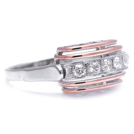 Art Deco, Viennese 14ct Gold, Diamond Ring