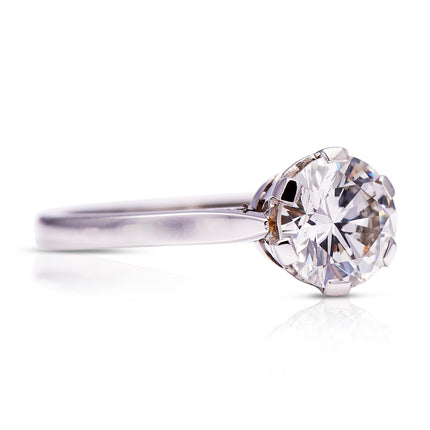 Art Deco | 1920s, Platinum, Diamond Engagement Ring