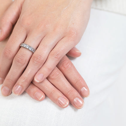 Art Deco, Platinum, Diamond Eternity Ring