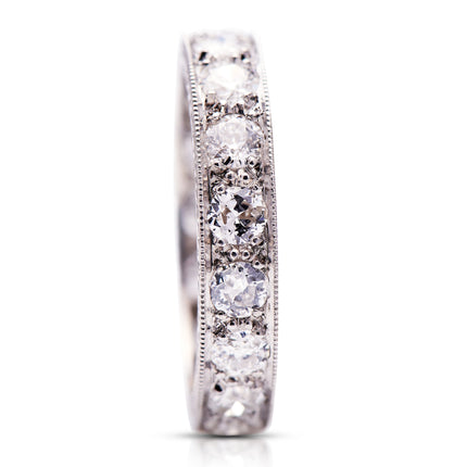 Art Deco, Platinum, Diamond Eternity Ring