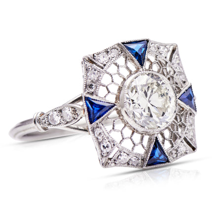 Art_Deco | Art_Deco | Platinum_Burmese_Sapphire | Diamond_Ring | Vintage_Engagement_Rings | Antique_Engagement_Ring | Antique_Rings | Vintage_Rings_Sapphire_rings | Sapphire_ring | Sapphire_and_diamond_rings | Sapphire_engagement_ring. Sapphire engagement rings. Sapphire and diamond engagement ring. Sapphire and diamond engagement rings. Platinum sapphire ring. Antique sapphire ring. Antique sapphire rings. Vintage sapphire rings. 
