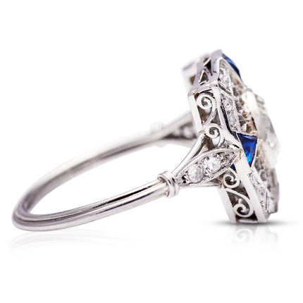 Art_Deco | Art_Deco | Platinum_Burmese_Sapphire | Diamond_Ring | Vintage_Engagement_Rings | Antique_Engagement_Ring | Antique_Rings | Vintage_Rings_Sapphire_rings | Sapphire_ring | Sapphire_and_diamond_rings | Sapphire_engagement_ring. Sapphire engagement rings. Sapphire and diamond engagement ring. Sapphire and diamond engagement rings. Platinum sapphire ring. Antique sapphire ring. Antique sapphire rings. Vintage sapphire rings. 