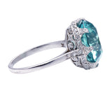 Vintage_rings | Vintage_enengment_rings | Antique_Rings Antique_Vintage_Engagement_Diamond_Ring Belle Époque, Platinum, Zircon and Diamond Ring