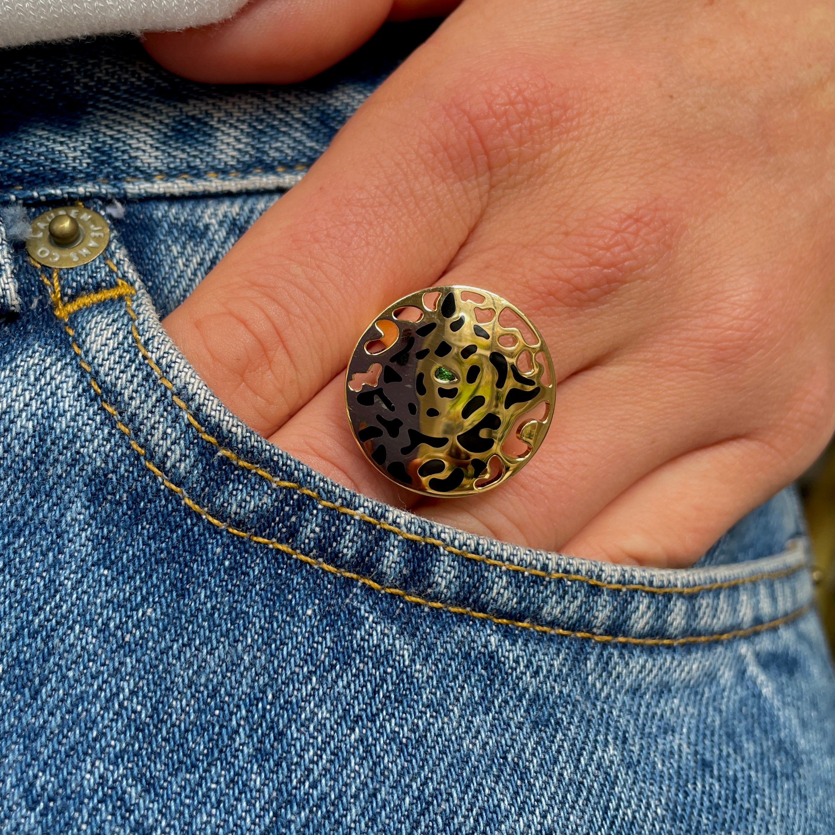 Vintage cartier panthere ring Clearance