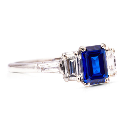 Vintage+Cartier+Sapphire+Engagement+Rings