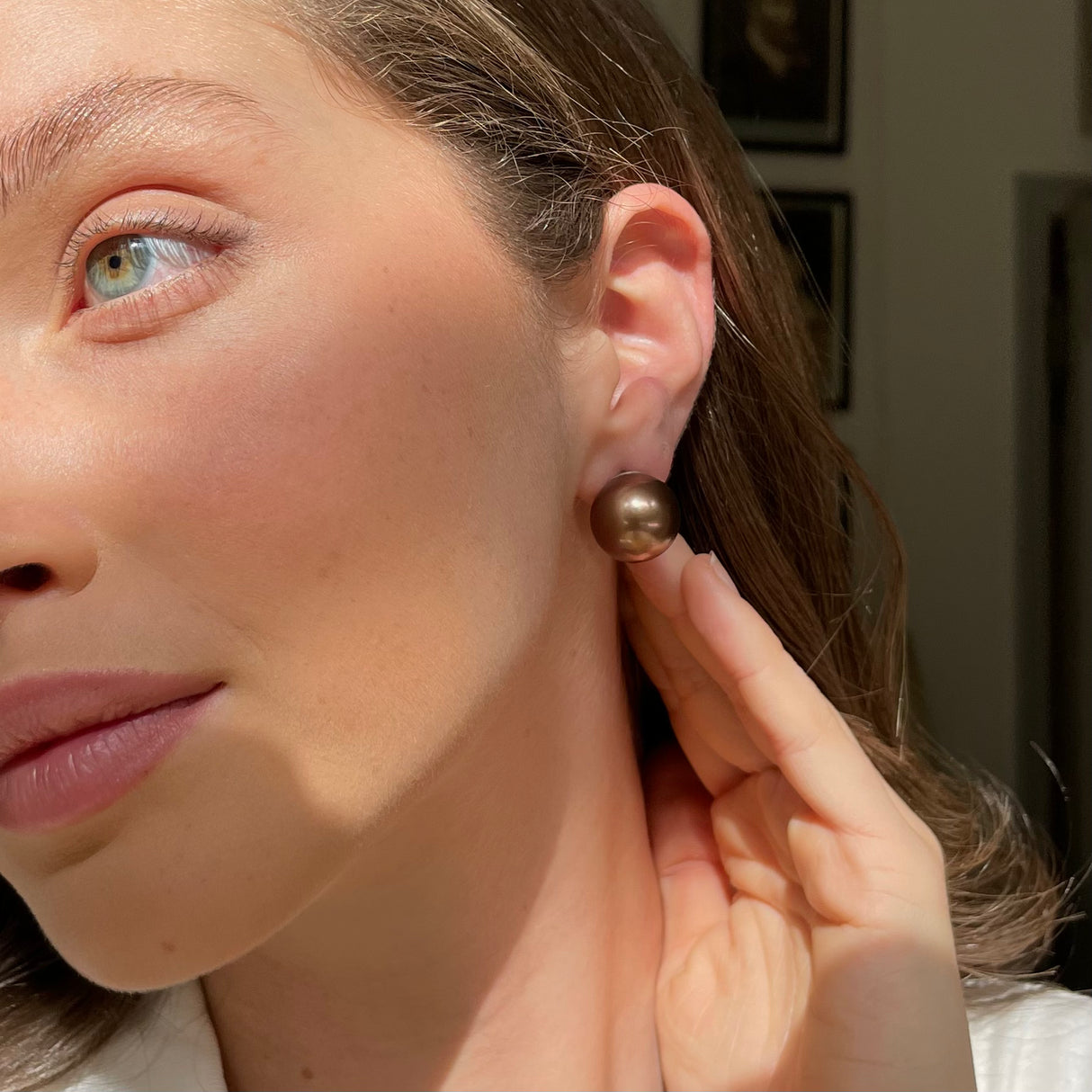 South sea 2025 pearl earrings