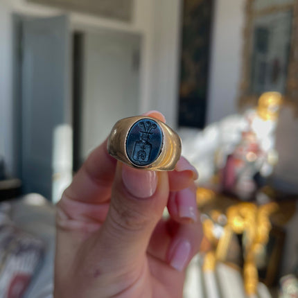 Polish and Russian Clan, Lubich Coat of Arms, A Very Rare Signet Ring