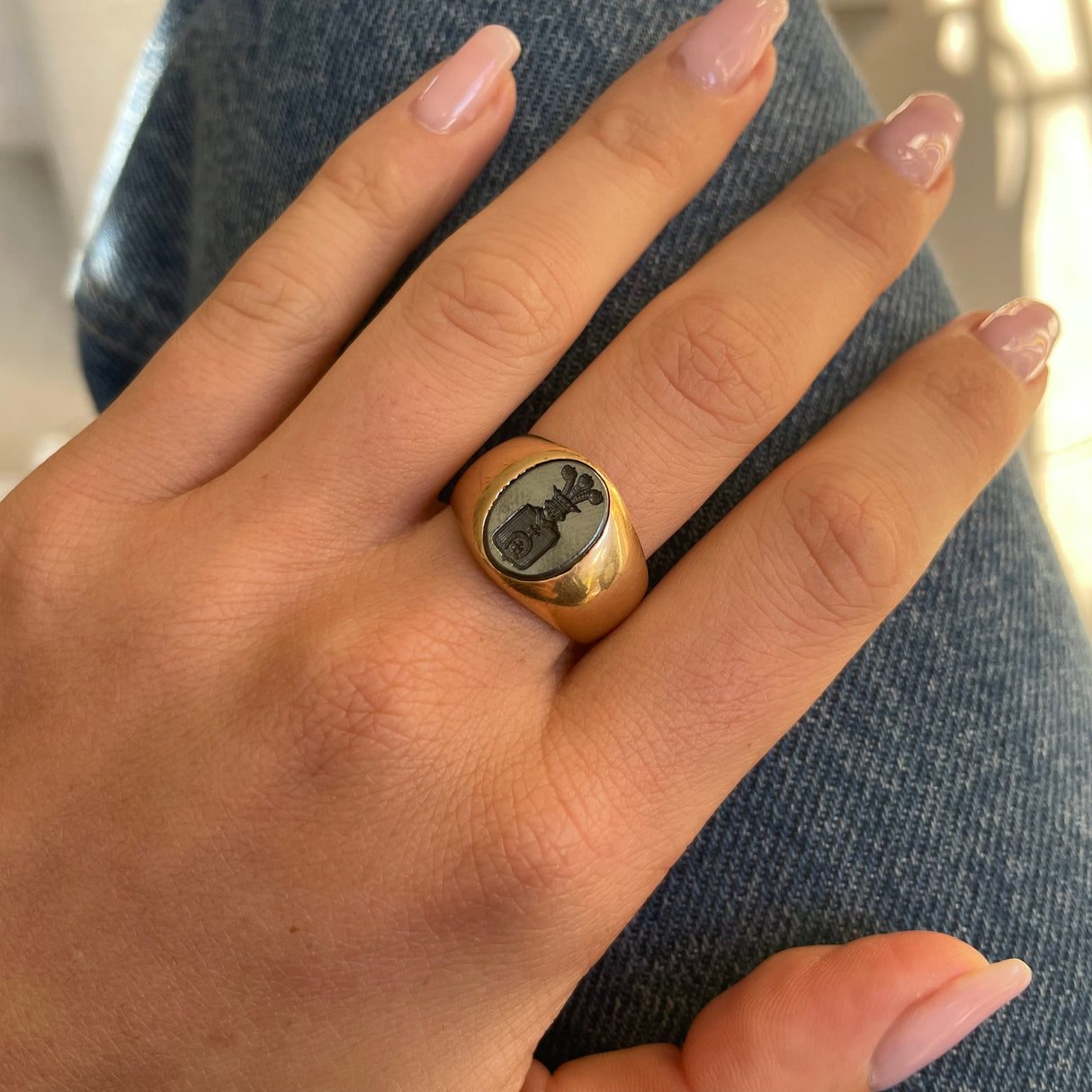 Polish 2025 signet ring