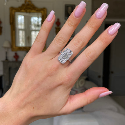 Art Deco, Platinum, Diamond Ring