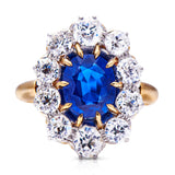 SOLD | EDWARDIAN | Sapphire and Diamond Engagement Ring