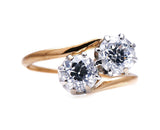 Edwardian-Gold-Toi-Et-Moi-Diamond-Ring-Engagement