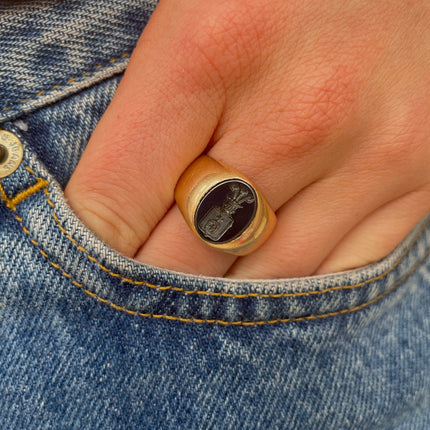 Polish and Russian Clan, Lubich Coat of Arms, A Very Rare Signet Ring